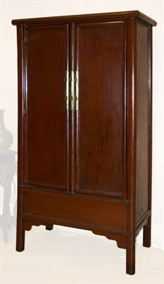 Lot 2257 - Chinese Red Lacquer Cypress Sloping Style...