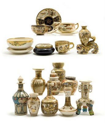Lot 2195 - Group of Satsuma Articles 19th/20th Century...