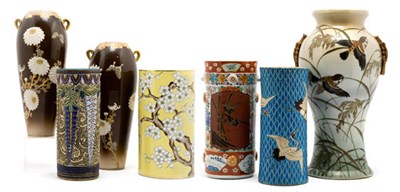 Lot 2185 - Group of Japanese Ceramic Vases 20th Century...