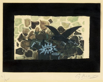 Lot 263 - After Georges Braque LE NID VERT (MAEGHT 1028)...