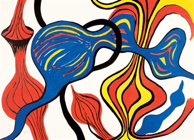 Lot 270 - Alexander Calder GALACTIC SYSTEM Color...
