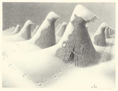 Lot 473 - Grant Wood JANUARY (C. 3) Lithograph, 1938,...