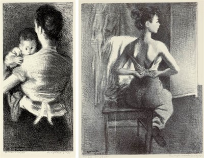 Lot 443 - Raphael Soyer PROTECTED; YOUNG MODEL (COLE 55;...