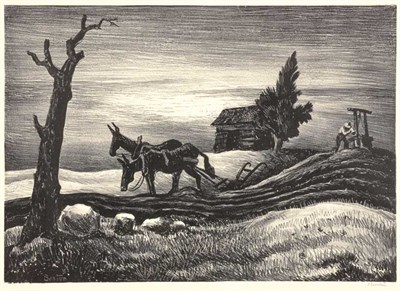 Lot 251 - Thomas Hart Benton A DRINK OF WATER (FATH 15)...