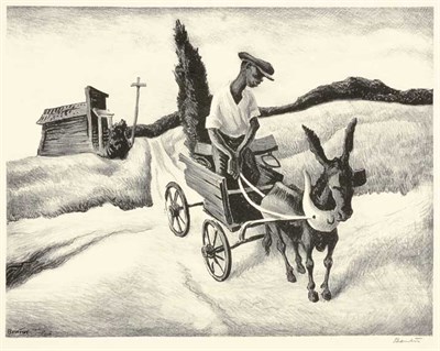 Lot 252 - Thomas Hart Benton LONESOME ROAD (F. 18)...