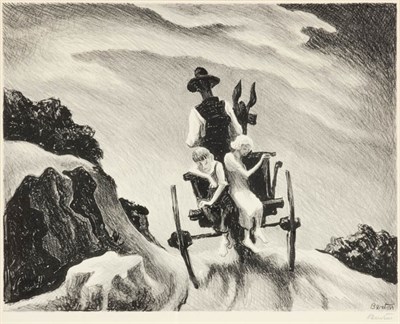 Lot 250 - Thomas Hart Benton GOIN HOME (F. 14)...