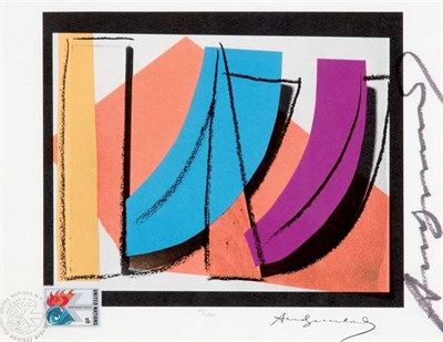 Lot 463 - Andy Warhol U.N. STAMP (F./S. 185) Color...