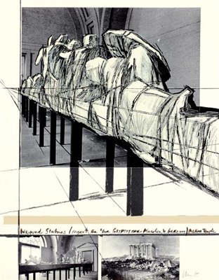 Lot 281 - Christo WRAPPED STATUES (PROJECT FOR 'DER...