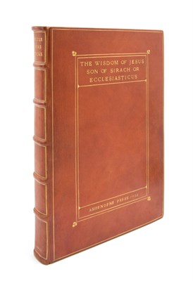Lot 23 - ASHENDENE PRESS The wisdom of Jesus, the Son...