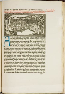 Lot 25 - ASHENDENE PRESS MALORY, SIR THOMAS. The noble...