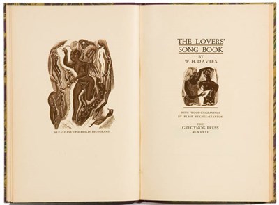 Lot 80 - GREGYNOG PRESS DAVIES, W.[ILLIAM H.[ENRY]. The...
