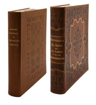 Lot 35 - BOOKBINDING GARRIGOU, MARCEL. Les maitres de...