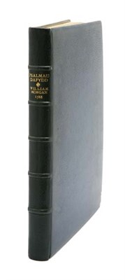 Lot 105 - GREGYNOG PRESS Psalmau Dafydd. Newtown:...