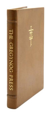 Lot 126 - HARROP, DOROTHY A. A history of the Gregynog...