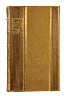 Lot 103 - GREGYNOG PRESS MILTON, JOHN. Comus A Mask....