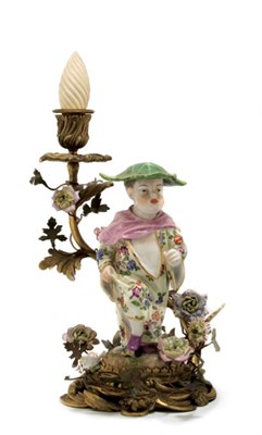 Lot 2010A - Louis XV Style Gilt-Metal Mounted German...