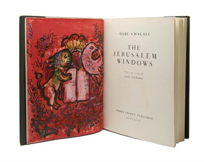 Lot 41A - [CHAGALL, MARC] LEYMARIE, JEAN. The Jerusalem...