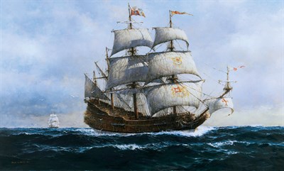 Lot 236 - Jack Lorimer Gray American, 1927-1991 Galleon...