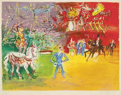Lot 3303 - Jean Dufy (1888-1964) LE CIRQUE Color...