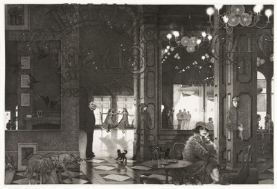 Lot 3352 - Peter Milton (b. 1930) INTERIORS IV: HOTEL...