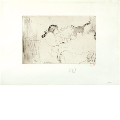 Lot 383 - Louis Legrand (d. 1994) SUR L'HERBE; LA...
