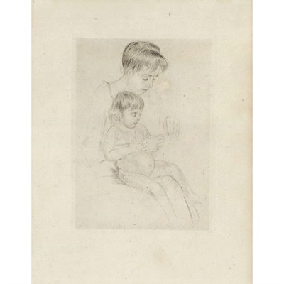 Lot 325 - Mary Cassatt THE MANICURE (B. 199) Drypoint,...