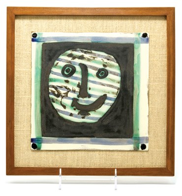 Lot 3381 - Pablo Picasso MASK (A.R. 310) Painted and...