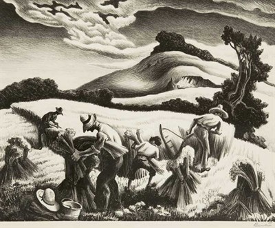 Lot 3260 - Thomas Hart Benton CRADLING WHEAT (F. 27)...