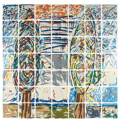Lot 175A - Jennifer Losche Bartlett American, b. 1941 Big...