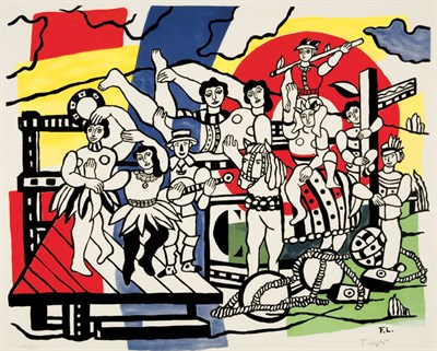 Lot 3335 - After Fernand Leger LE GRAND PARADE Color...