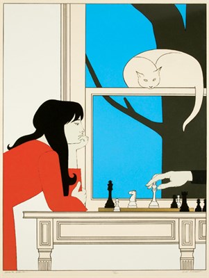 Lot 3250 - Will Barnet SEVENTH SEASON Color screenprint,...