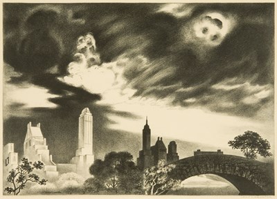 Lot 3344 - Louis Lozowick (1892-1973) ANGRY SKIES; SKATER'...