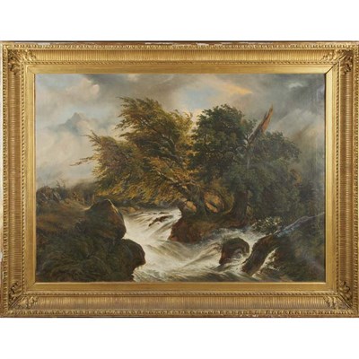 Lot 2 - Edouard Delvaux Belgian, 1806-1862 Raging...