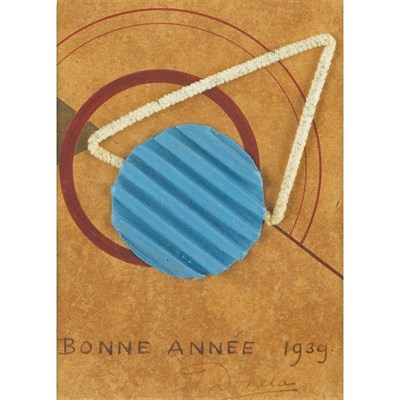 Lot 84 - Cesar Domela Dutch, 1900-1992 Bonne Annee,...