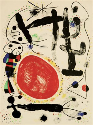 Lot 3354 - Joan Miró (1893-1983) LE JOUR (MOURLOT 196)...