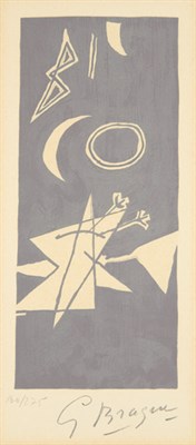 Lot 3271 - Georges Braque (1882-1963) CIEL GRIS II...