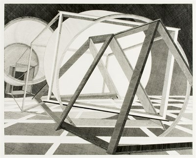 Lot 3315 - Al Held (1928-2005) STRAITS OF MALACCA Etching,...