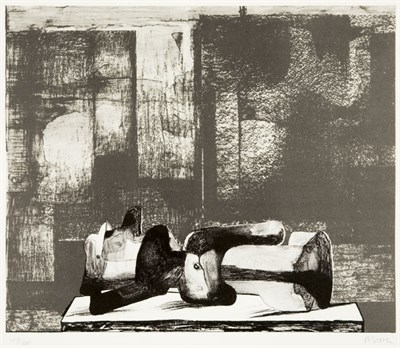 Lot 3360 - Henry Moore (1898-1986) RECLINING FIGURE,...