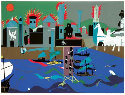 Lot 3252 - Romare Bearden (1911-1988) TROY...