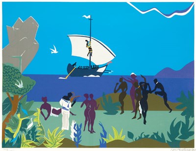 Lot 3253 - Romare Bearden THE SIRENS SONG (G./R. 66)...