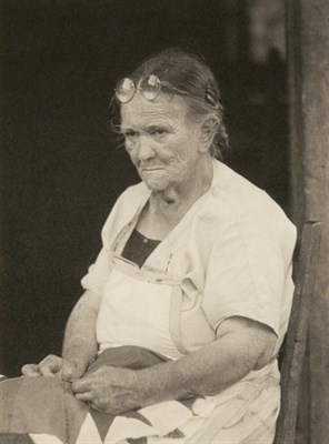 Lot 3234 - ULMANN, DORIS Untitled [Woman Quilting,...