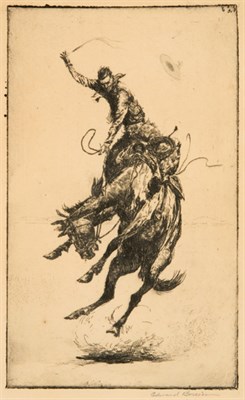 Lot 3269 - Edward Borein SCRATCHIN' HIGH (G. 69) Etching...