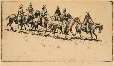 Lot 3267 - Edward Borein (1873-1945) ARIZONA COWPUNCHERS...