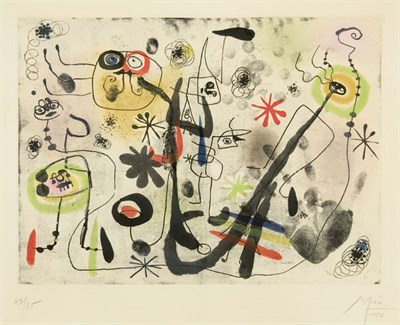 Lot 3355 - Joan Miró LA MAIN (DUPIN 100) Soft-ground...