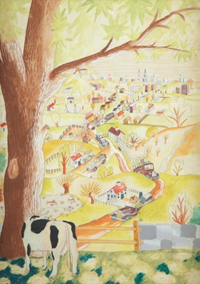 Lot 258 - Ilonka Karasz American, 1896-1981 On a Country...