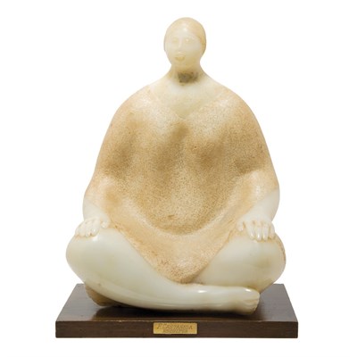 Lot 118 - Felipe Castaneda Mexican, b. 1933 Seated Woman,...