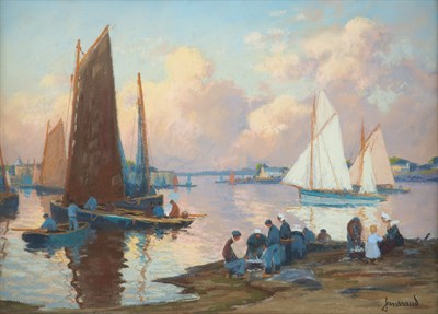 Lot 38 - Mathurin Janssaud French, 1857-1940 Concarneau...