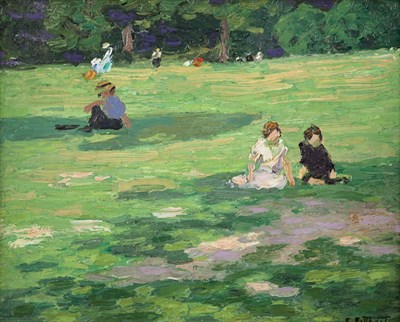 Lot 221 - Edward Henry Potthast American, 1857-1927 In...