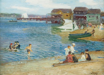 Lot 220 - Edward Henry Potthast American, 1857-1927...