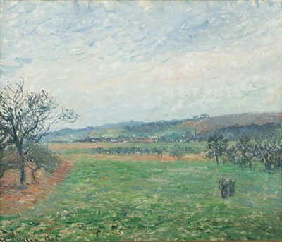 Lot 27 - Camille Pissarro French, 1830-1903 Les Coteaux...